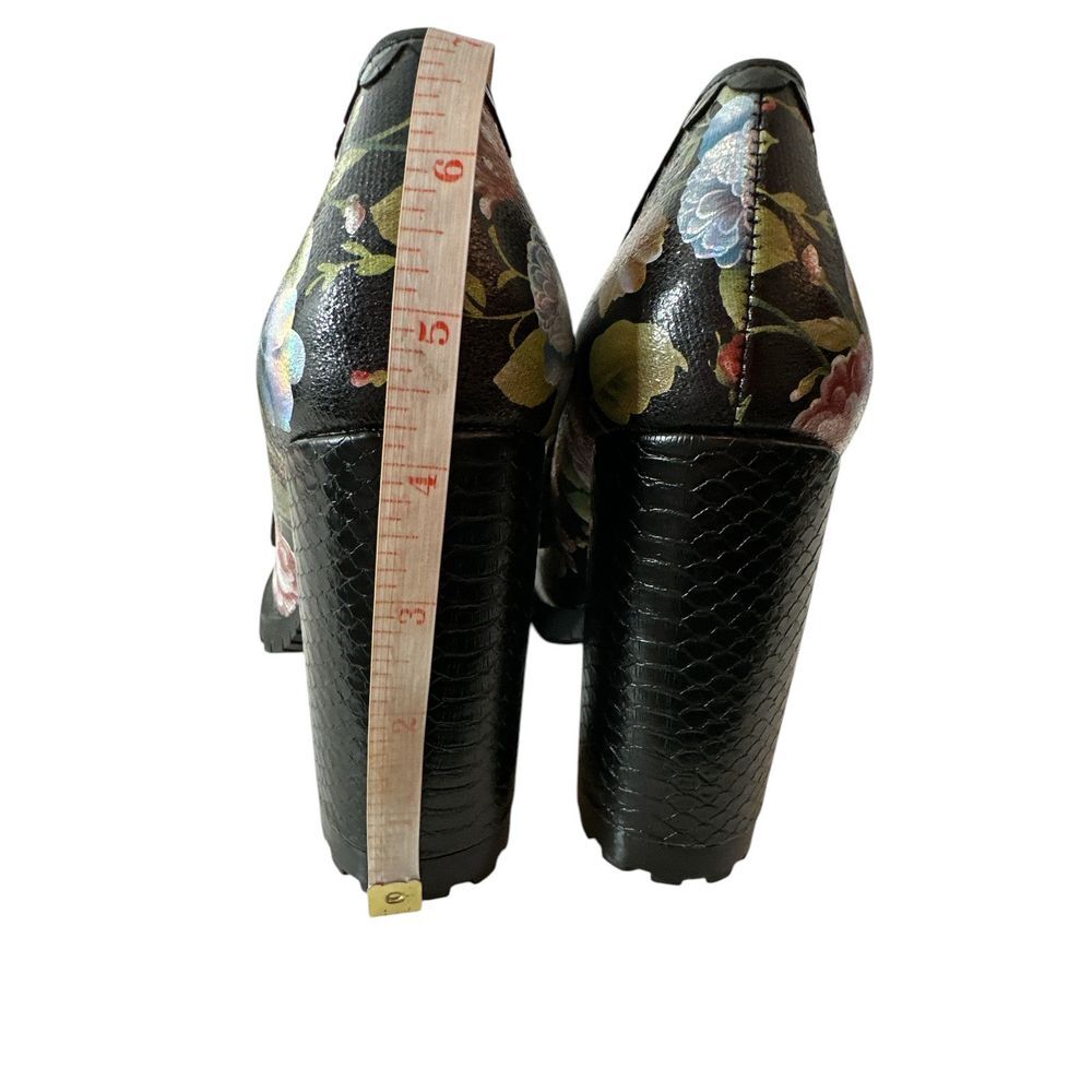 Irregular Choice Iconic Shoes Women Size 41 Floral Chunky Platform Rave New - Picture 6 of 9